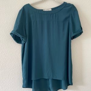 LOFT | Emerald Green Blouse